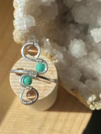 Statement .925 Silver Ring, Size 8.5