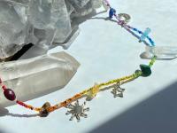 Rainbow Crystals & Aura Quartz Choker