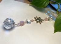 Celestial Sun Rose Quartz Sun Catcher