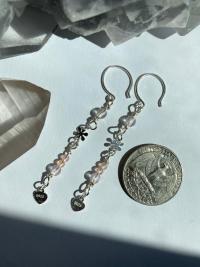 Pink .925 Silver Flower Earrings | Spring Fever Collection