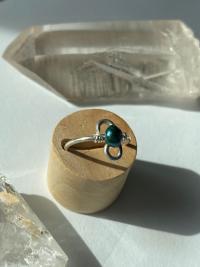 Dainty Pearl Sterling Silver Ring