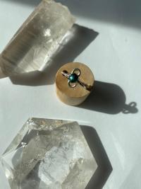 Dainty Pearl Sterling Silver Ring