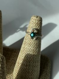 Dainty Pearl Sterling Silver Ring