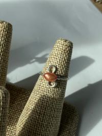 Dainty Pearl Sterling Silver Ring