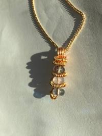 Fluorite Gold-Plated Necklace