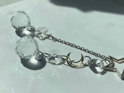 Clear Celestial Butterfly Sun Catcher